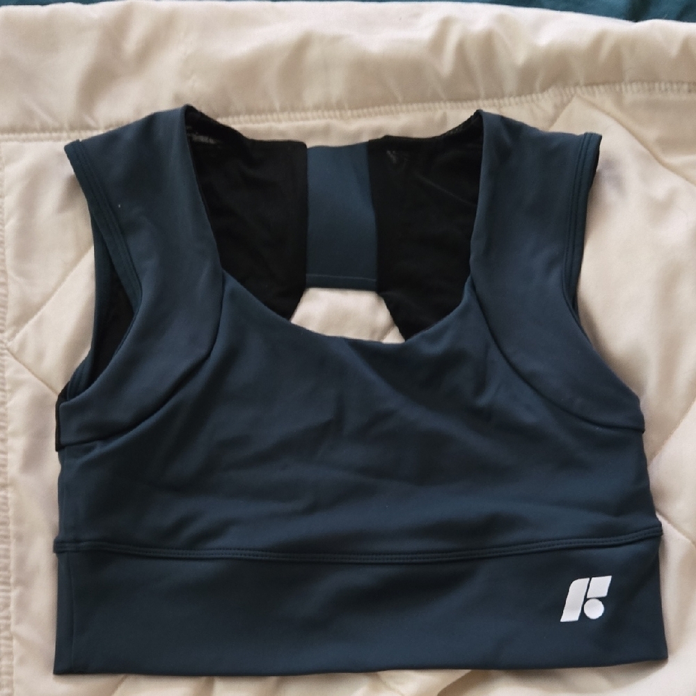 Forme Posture Support Sports Bra Dark Green Size L